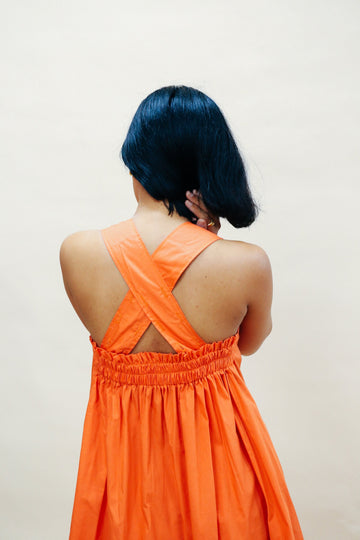 The Easy Jumper Dress Tangerine