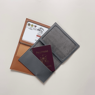 Travel Pass Essentials Holder Gray Fashion Rags2Riches