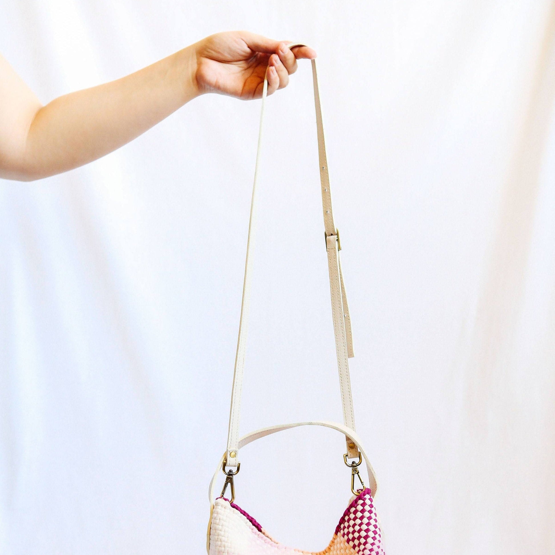 Adjustable Leather Bag Strap: Buslo Micro R2R