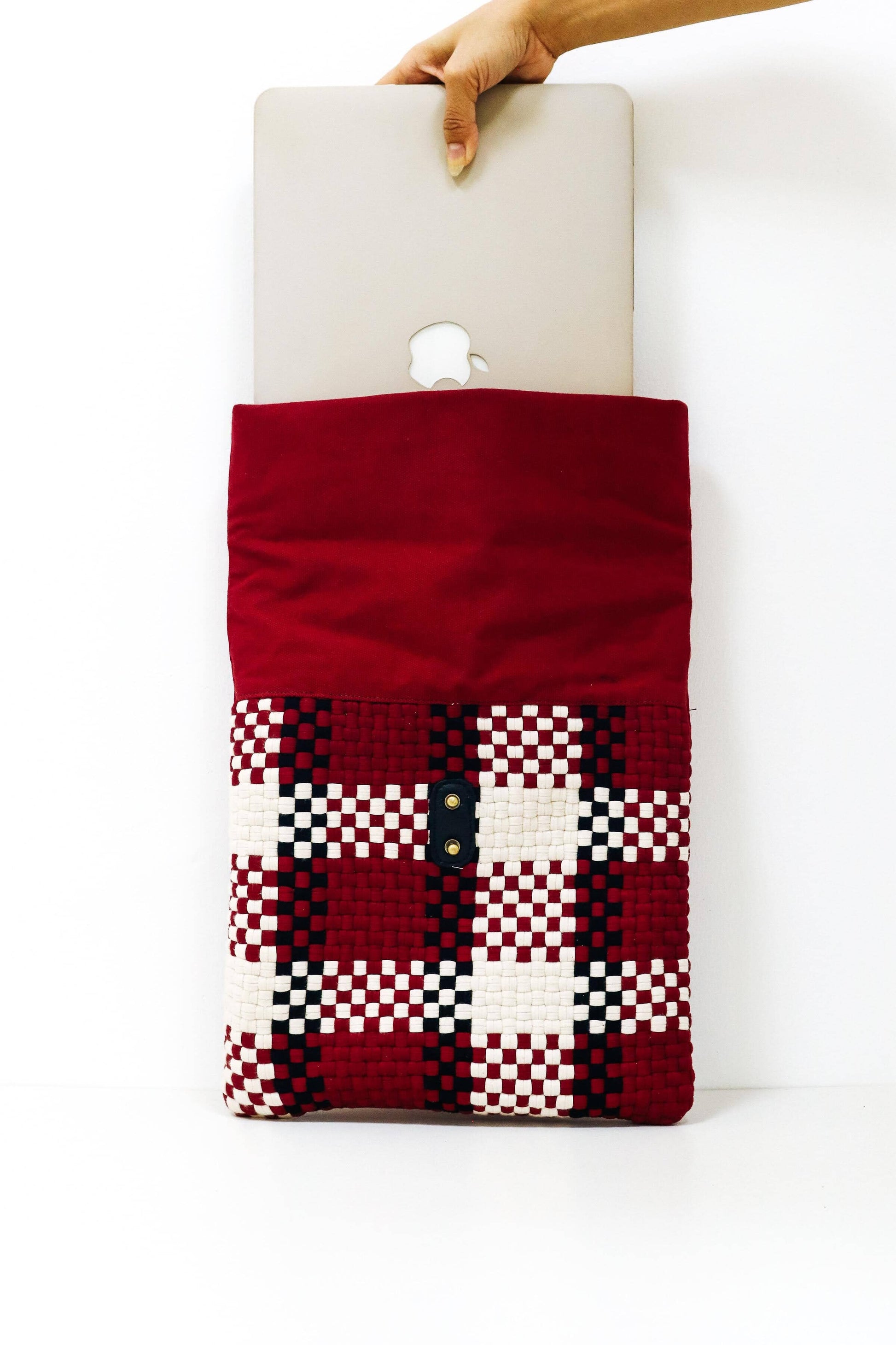 Charlie Laptop Sleeve Maroon Fashion Rags2Riches