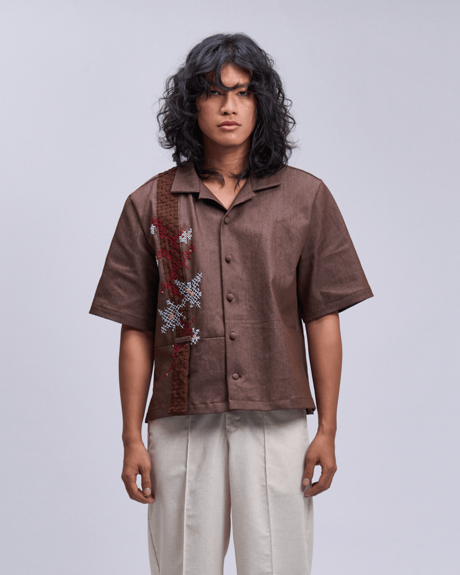 Hardin Polo Dark Brown Denim Fashion Rags2Riches