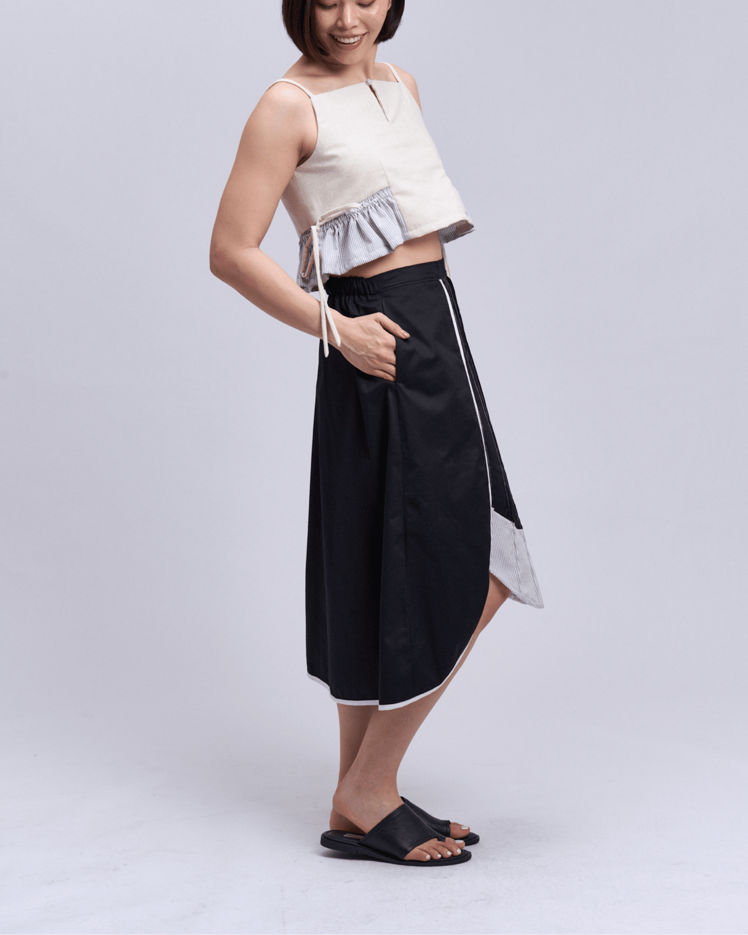 Kahit Saan Skirt Black Fashion Rags2Riches