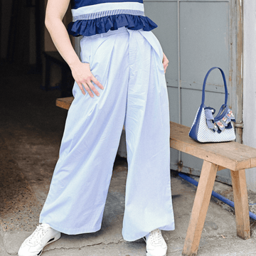 Lakbay Pants Light Blue Stripes