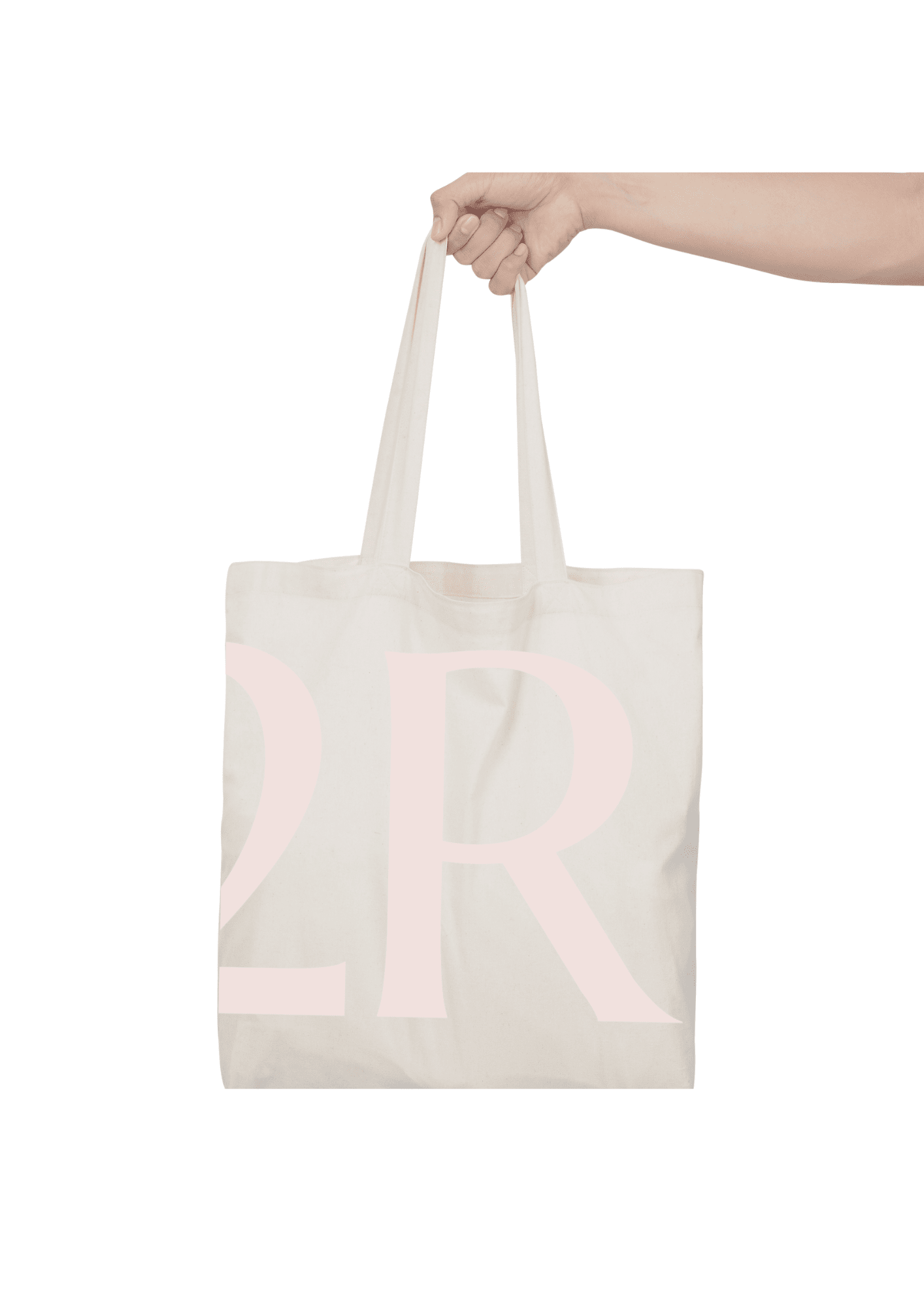 R2R Tote Bag Beige on Beige Lifestyle Rags2Riches