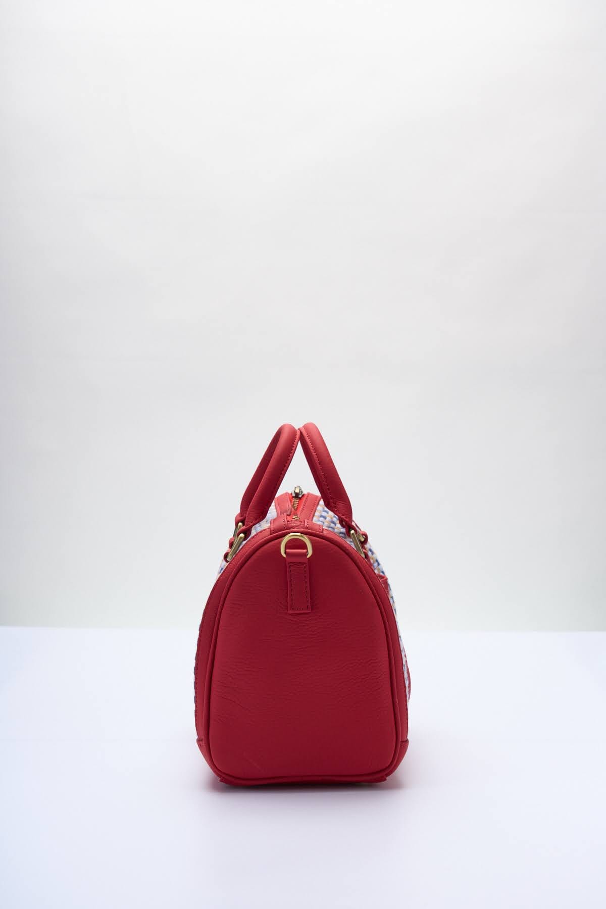 [Ready Today] Boston Bag RED BEAN Brown & a combo (red, light blue) Fashion Rags2Riches
