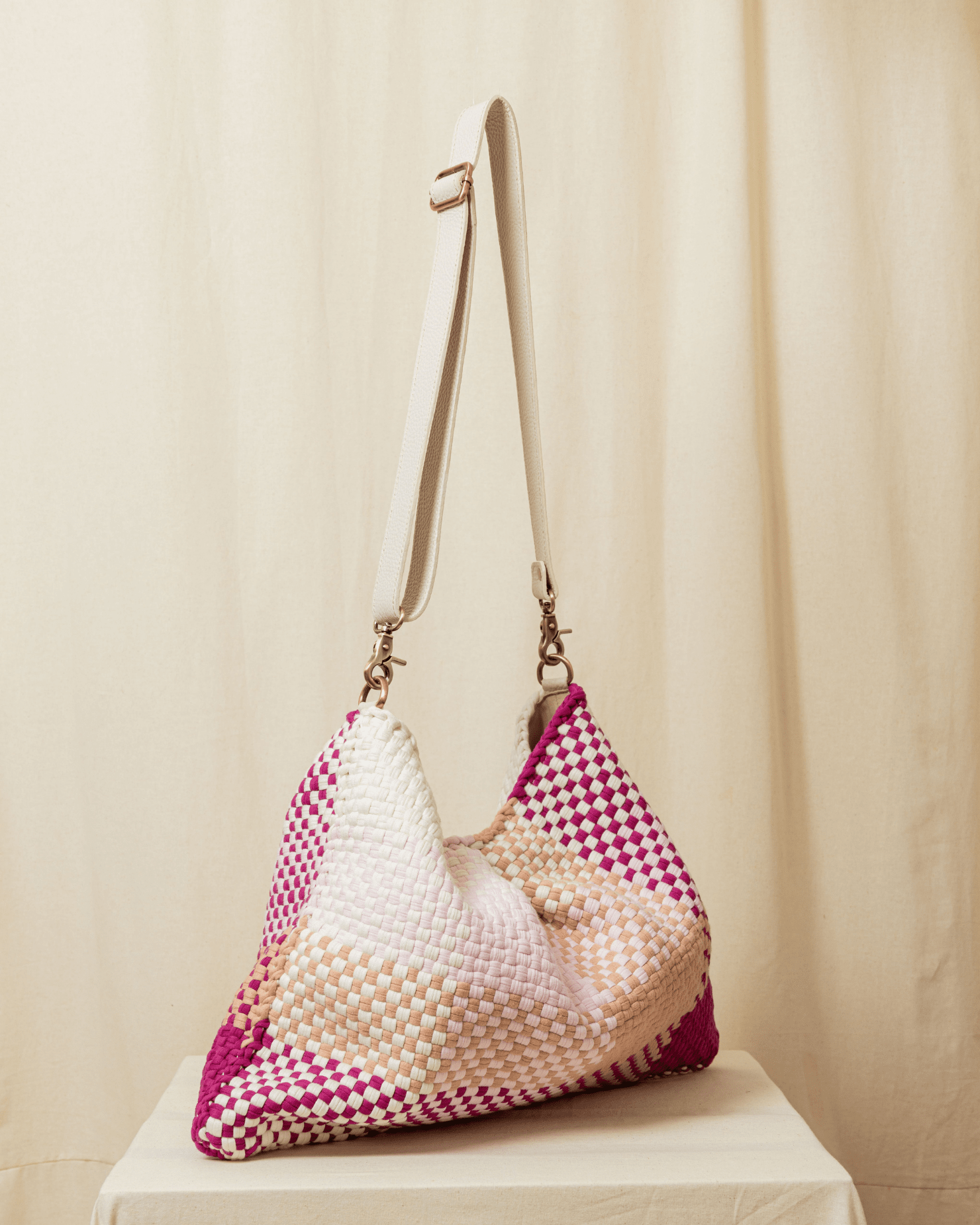 [Ready Today] Fortune Cookie Hobo Blocks Pink Skies Fashion Rags2Riches