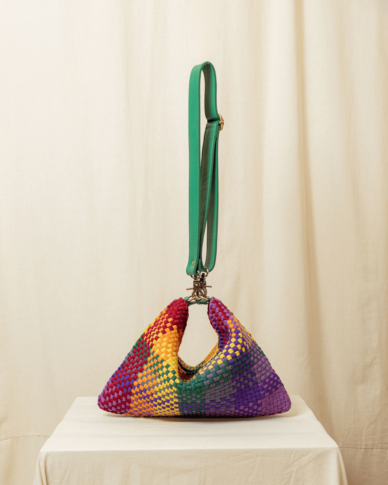 [Ready Today] Fortune Cookie Mini Hobo Blocks Rainbow Fashion Rags2Riches