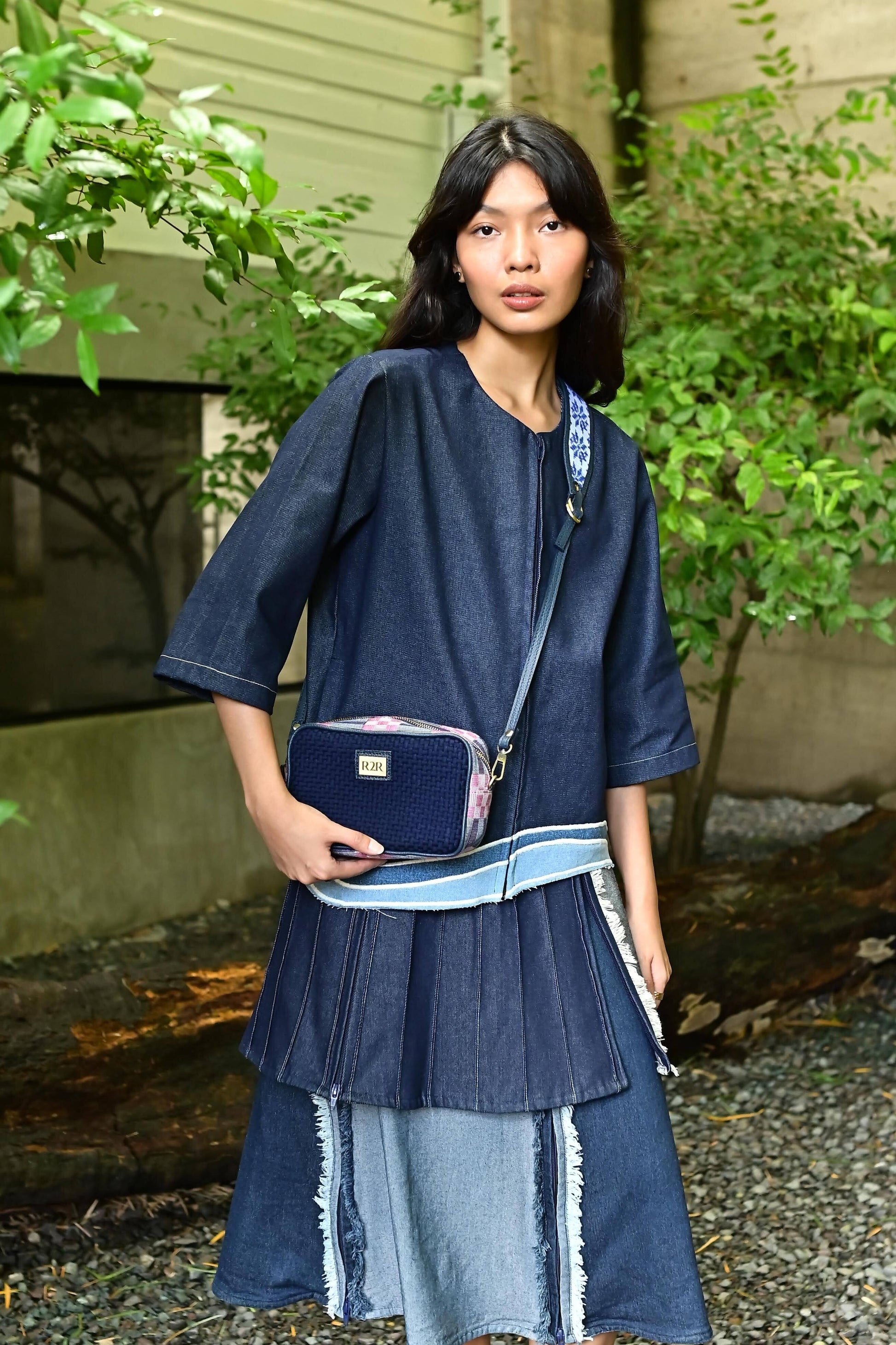 [Ready Today] Kamara Crossbody Navy Fashion Rags2Riches