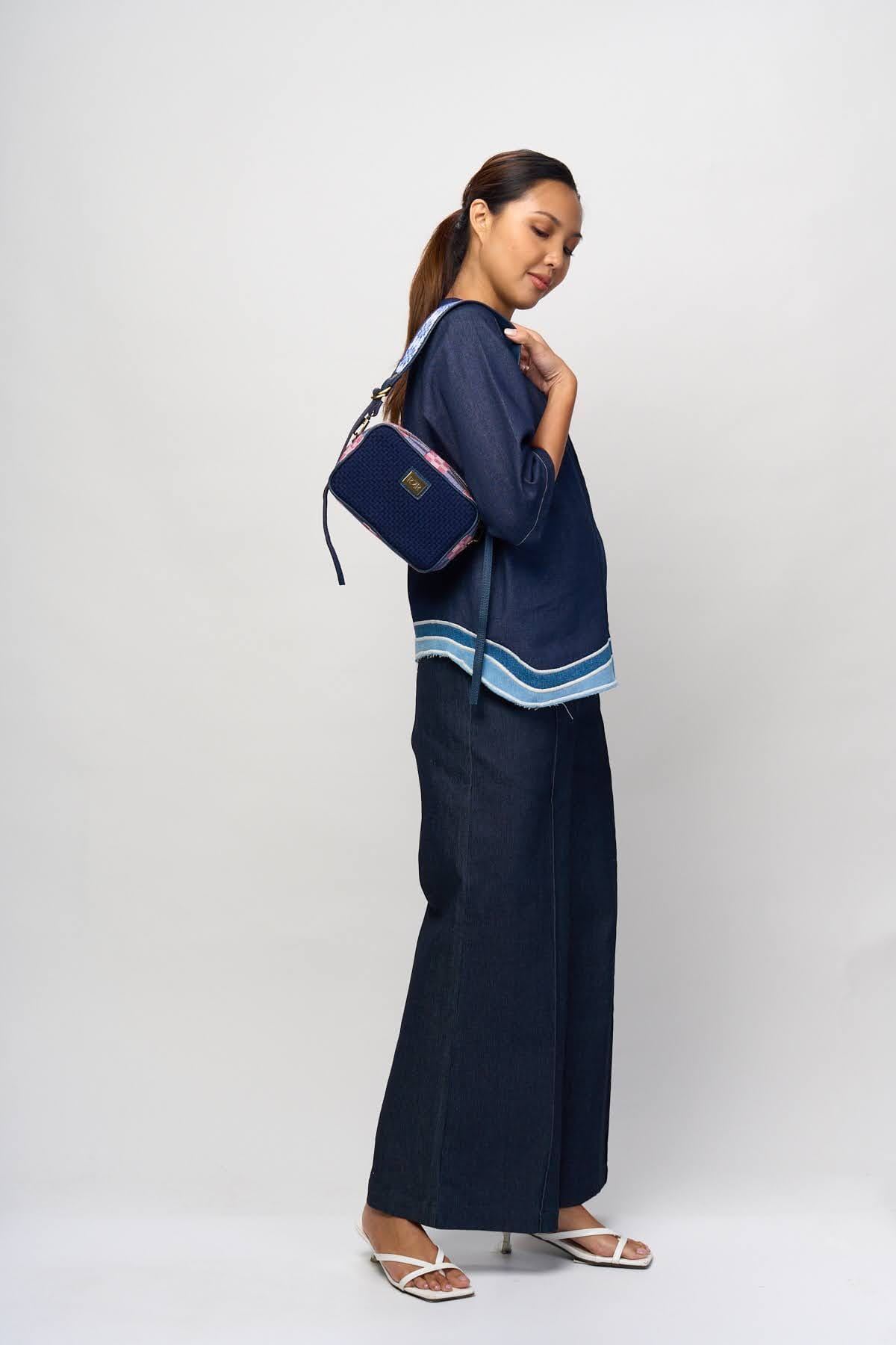 [Ready Today] Kamara Crossbody Navy Fashion Rags2Riches