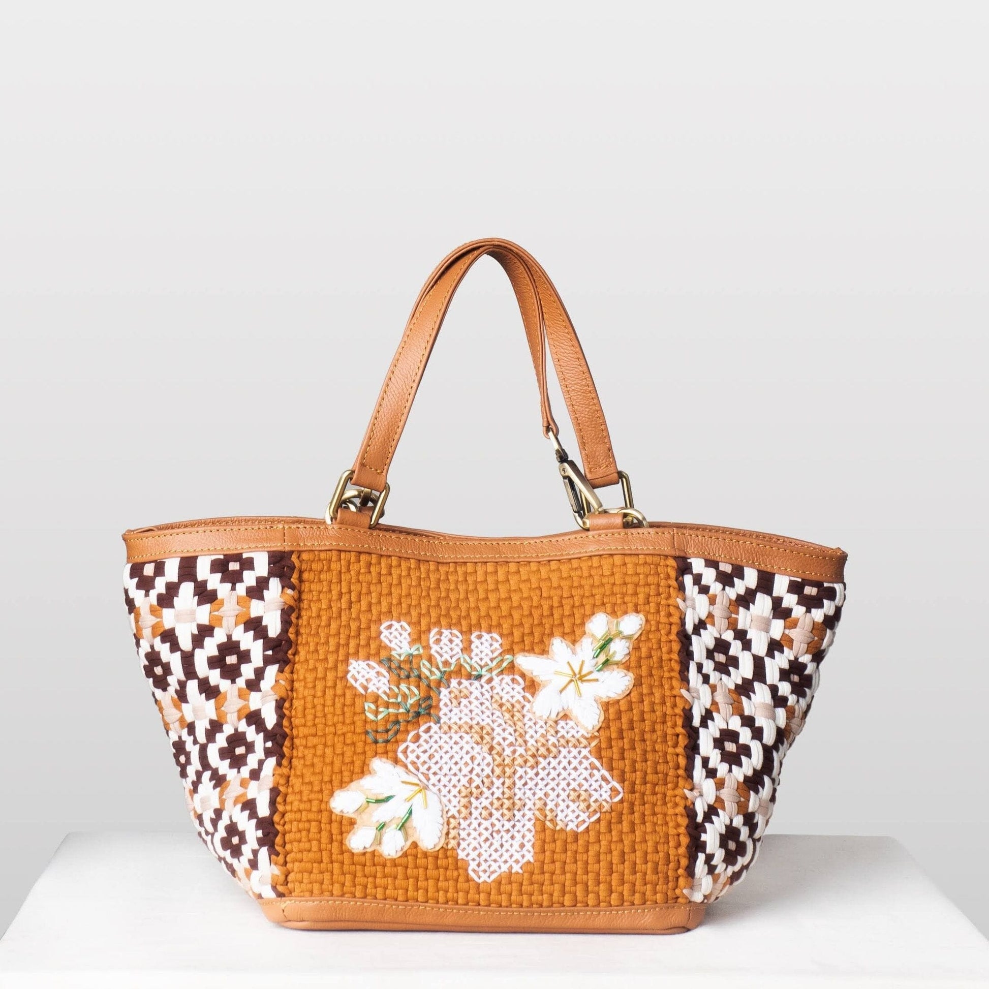 [Ready Today] Sampaguita Tote Tan Fashion Rags2Riches