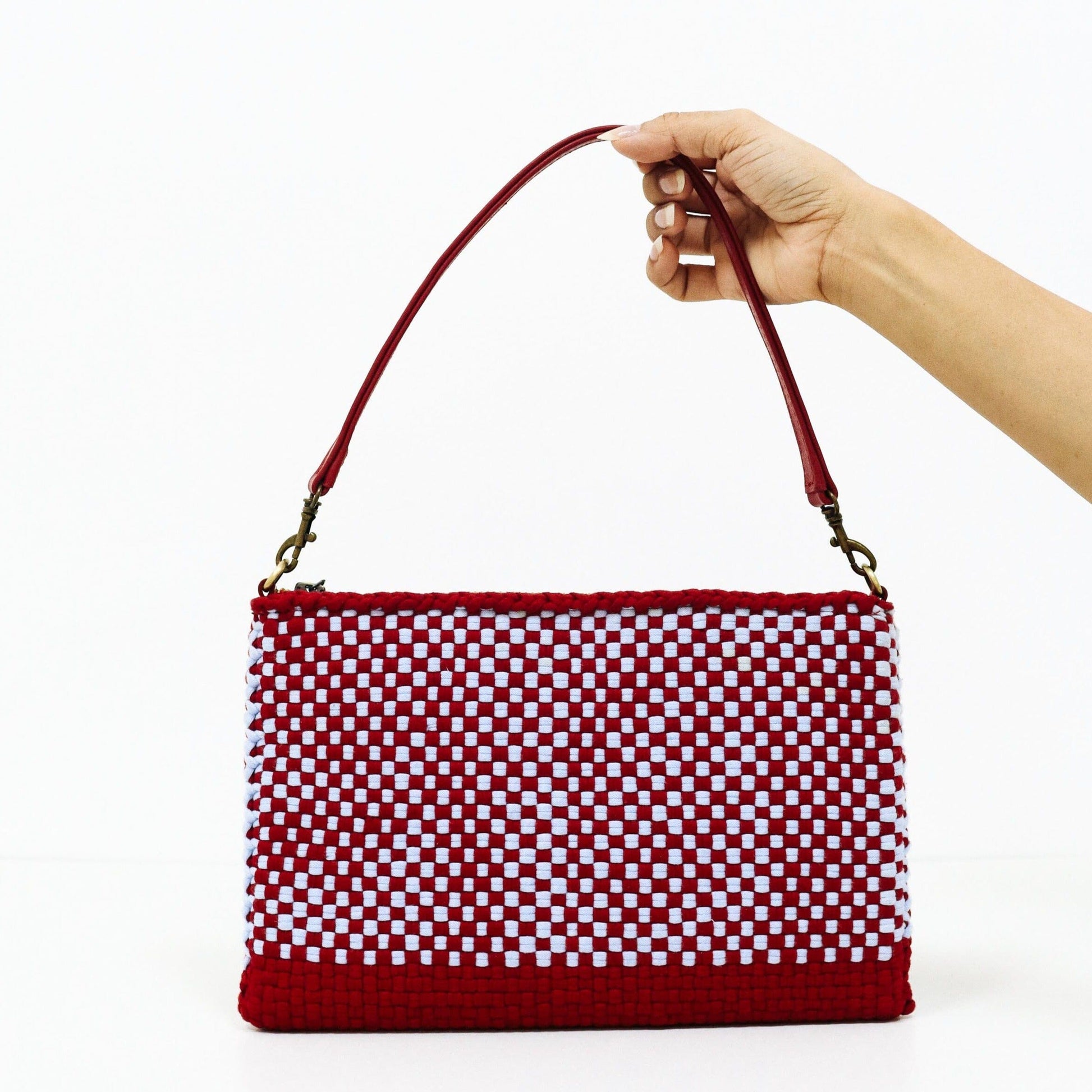 [Ready Today] Sobre Convertible Clutch Red Fashion Rags2Riches