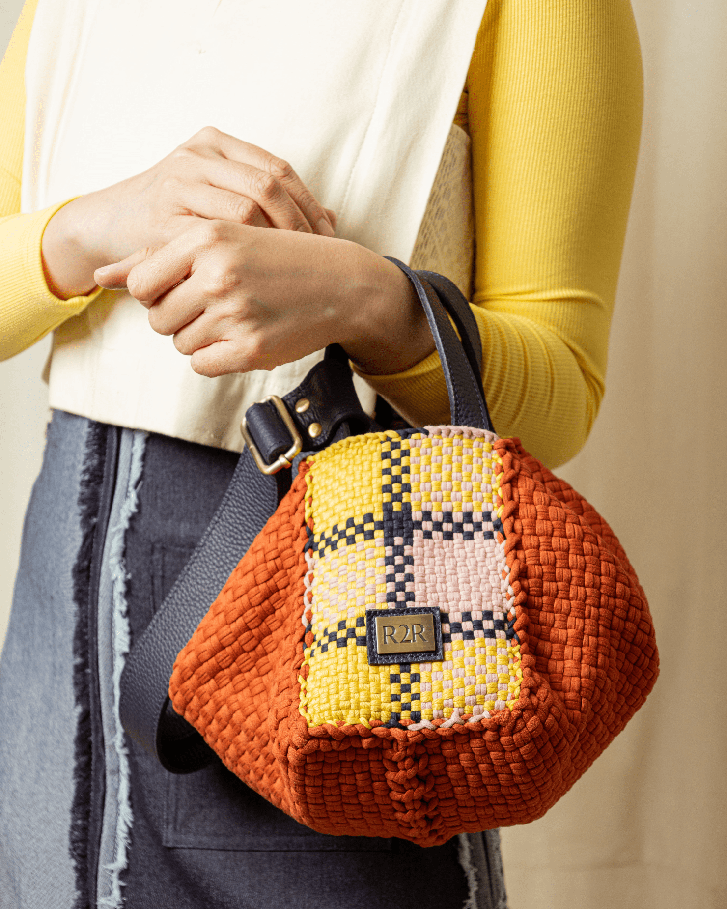 [Ready Today] Swing Satchel Burnt Orange Fashion Rags2Riches
