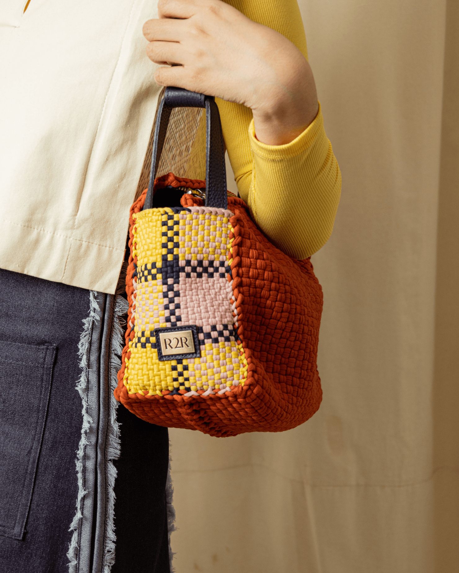 [Ready Today] Swing Satchel Burnt Orange Fashion Rags2Riches
