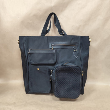 [SAMPLE] Multi Pocket Tote Black