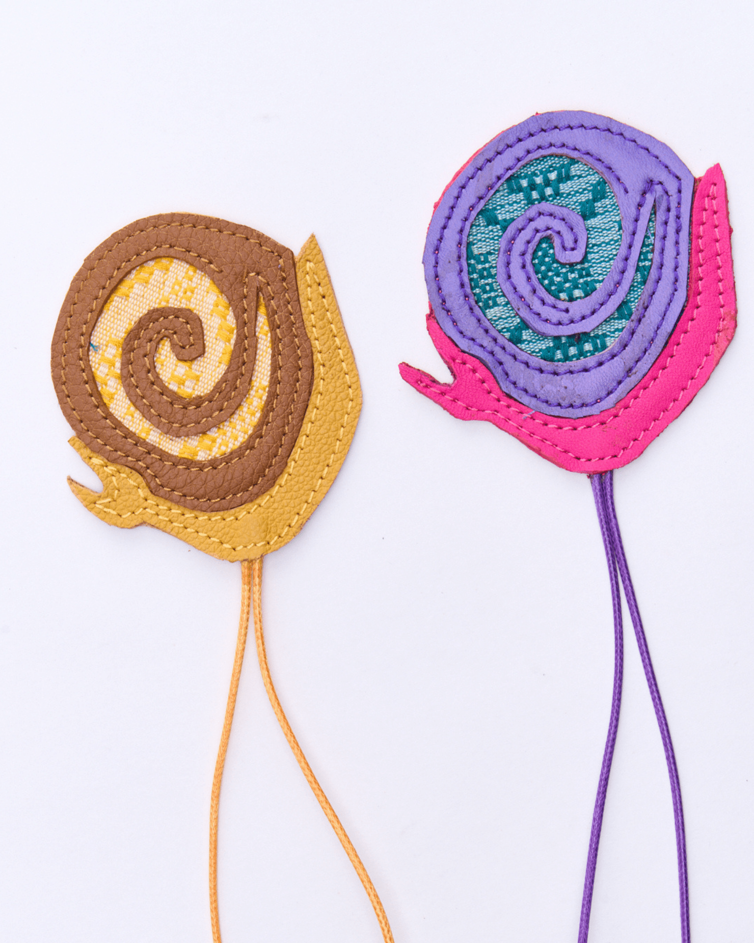 Snail Charm Pink & Purple Fashion Rags2Riches