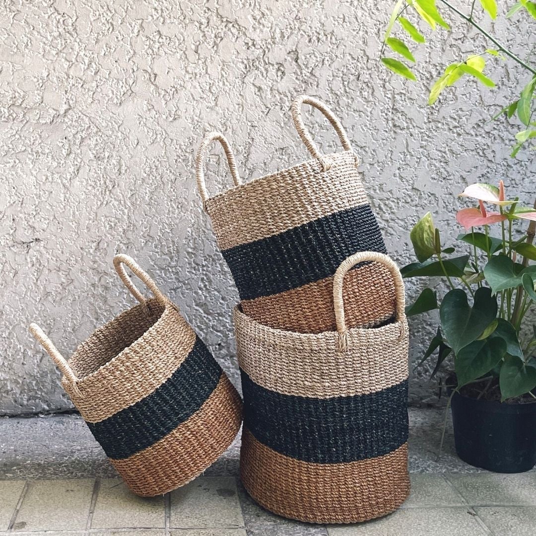 Abaca Basket Large Home Rags2Riches