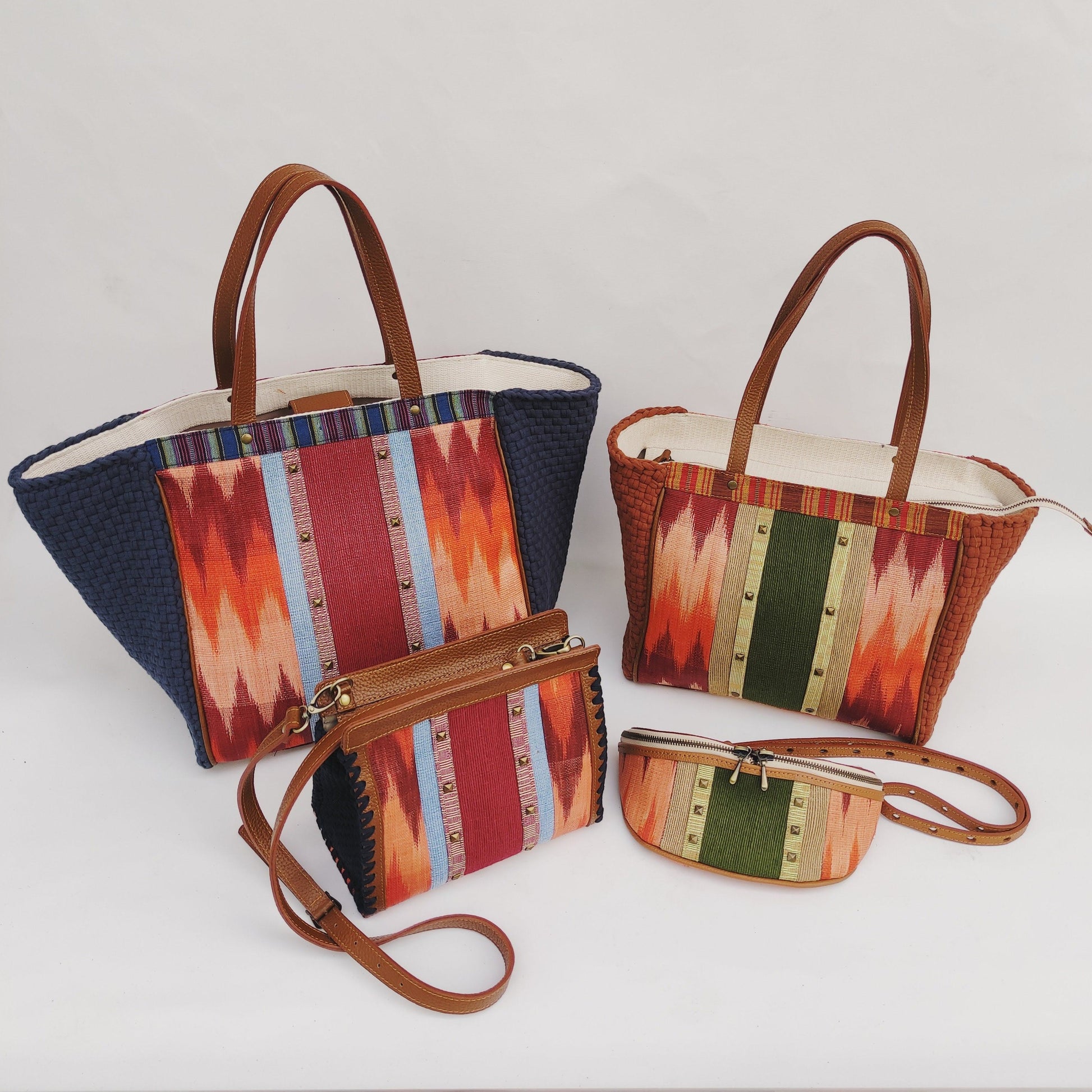 Mercado Mini Sling Bag T'nalak Burnt Orange Fashion Rags2Riches