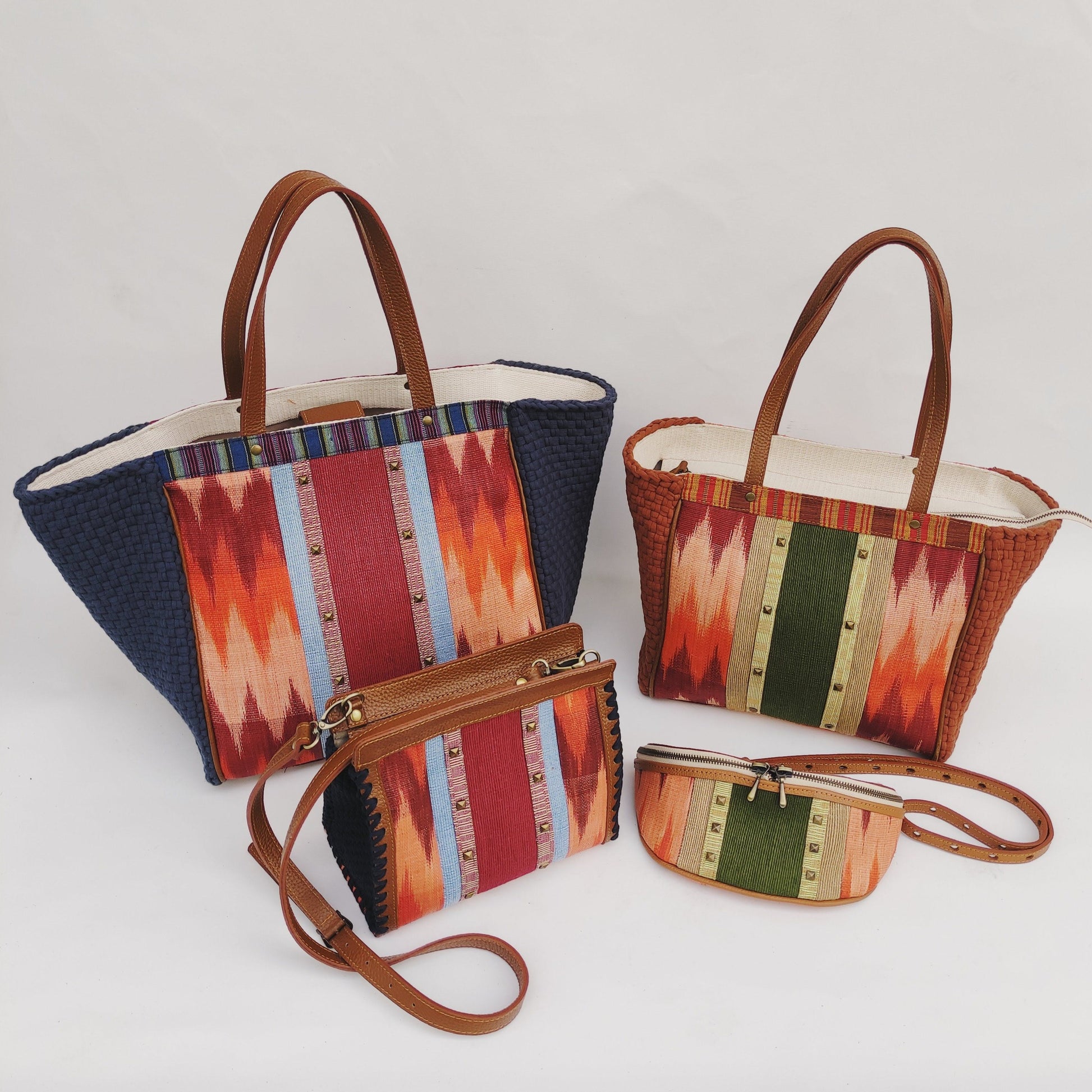 Mercado Mini Sling Bag T'nalak Navy Fashion Rags2Riches