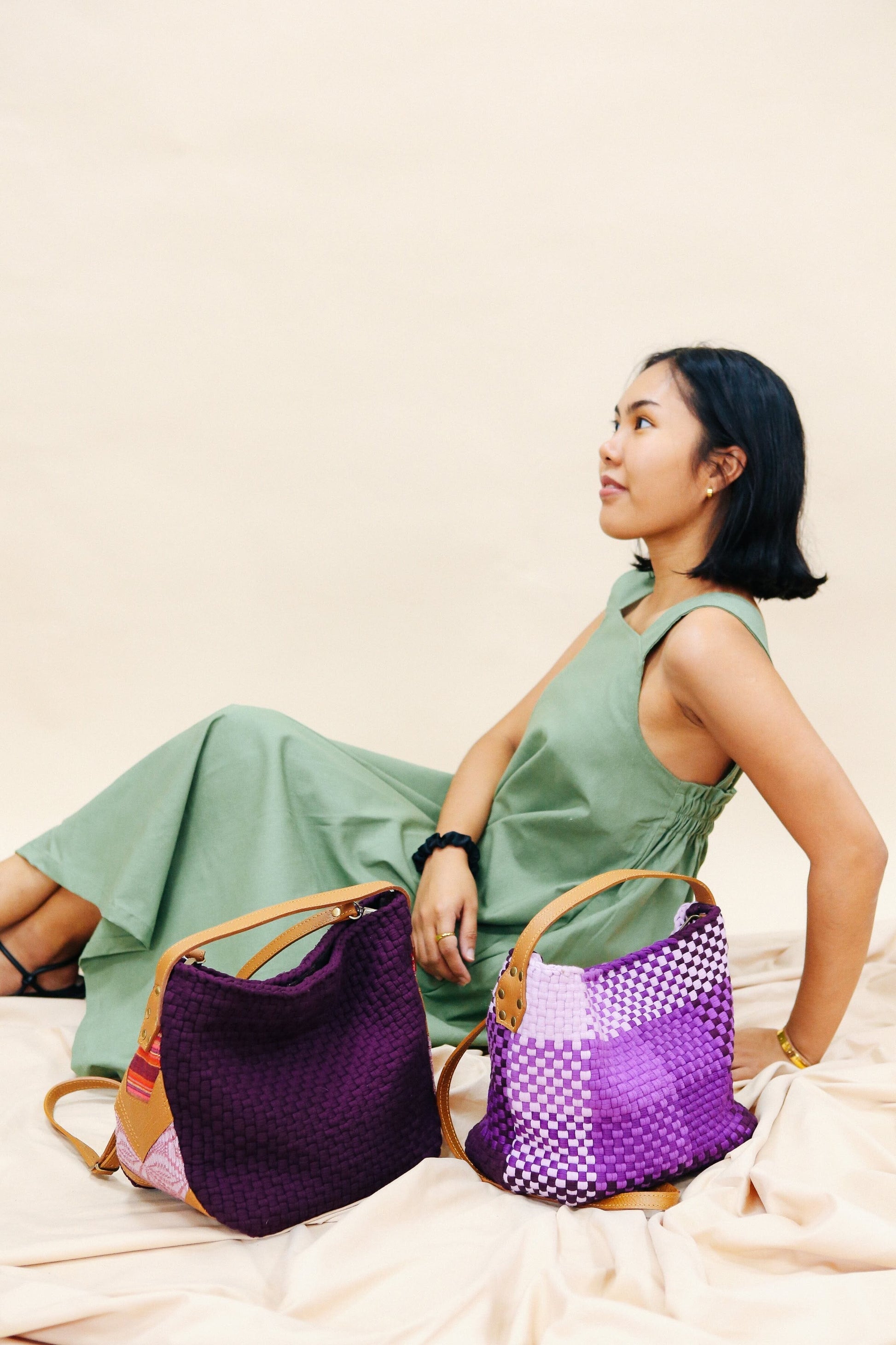 [Ready Today] Buslo Mini Blocks Purple Skies Fashion Rags2Riches