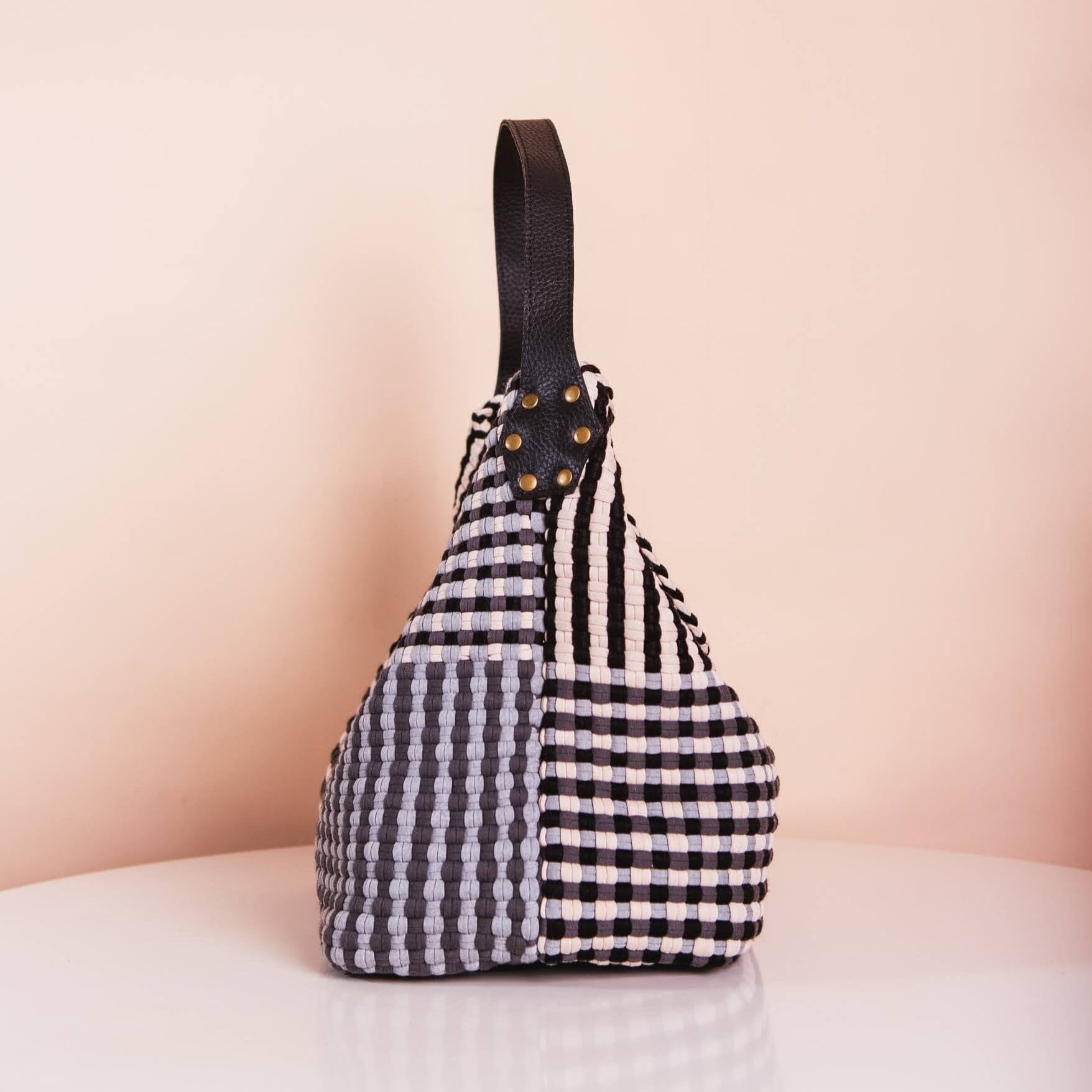 [Ready Today] Buslo Stripe & Checkerboard Neutral Fashion Rags2Riches