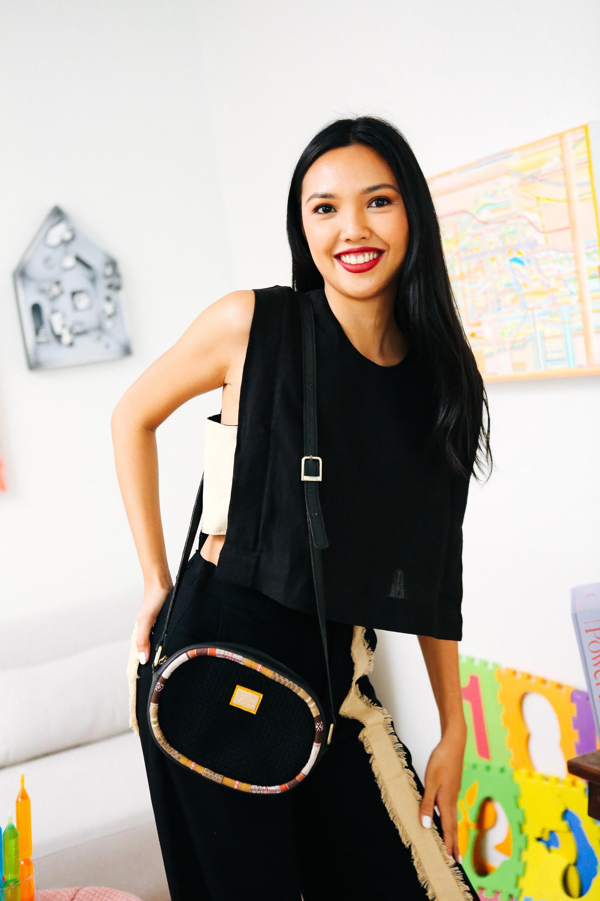 [Ready Today] Tuba Crossbody Black Fashion Rags2Riches