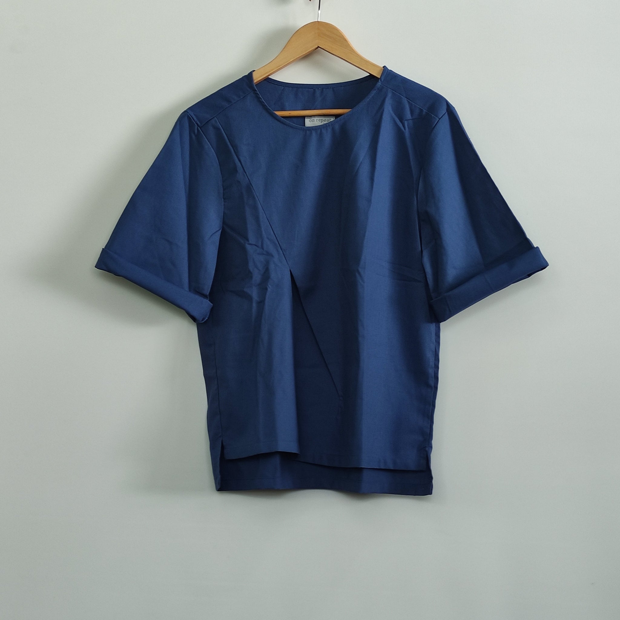[SAMPLE] Mondrain Shirt Blue Fashion Rags2Riches