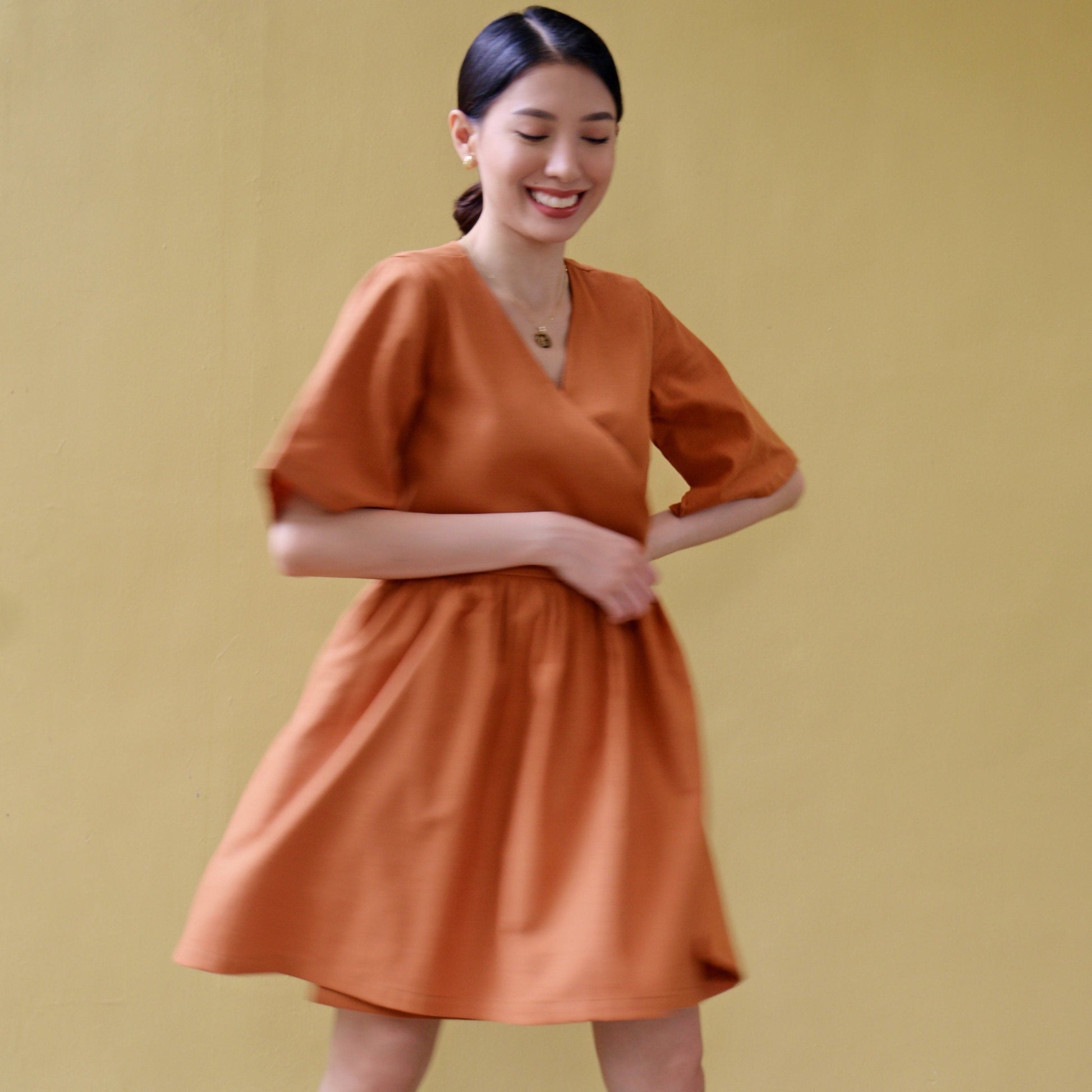 [SAMPLE] Relaxed Wrap Dress Marmalade Fashion Rags2Riches