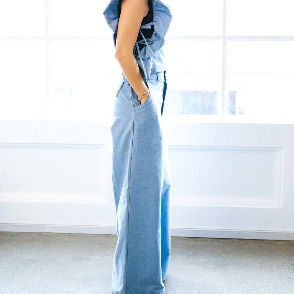 The Palazzo Pants Chambray Fashion Rags2Riches