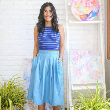 The Pinafore Coordinates Blue Fashion Rags2Riches