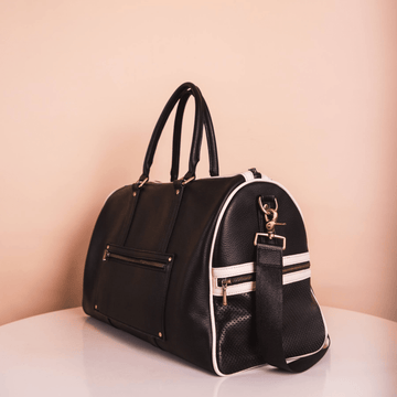 The Platinum Travel Globetrotter Duffle in Black R2R